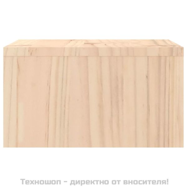 Поставка за монитор, 50x27x15 см, бор масив