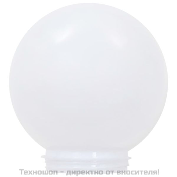 Градински соларни лампи, 4 бр, LED, сферични, 15 см, RGB