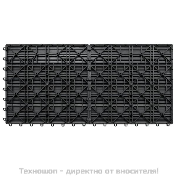 WPC плочки, 60х30 см, 6 бр, 1 м², сиви