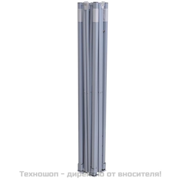 Професионална сгъваема парти шатра, 2x2 м, стомана, антрацит