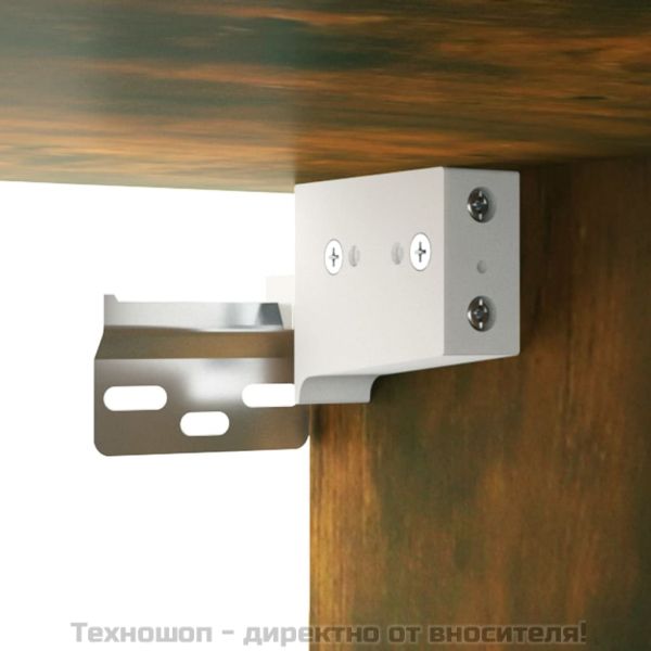 Шкаф за антре, Опушен дъб, 97,5x37x99 см, инженерно дърво