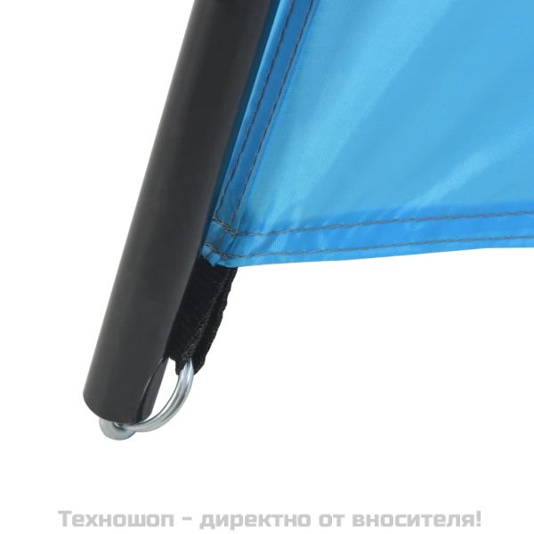 Палатка за басейн, текстил, 660x580x250 см, синя
