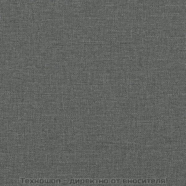 Пейка, тъмносива, 110x40x49 см, текстил