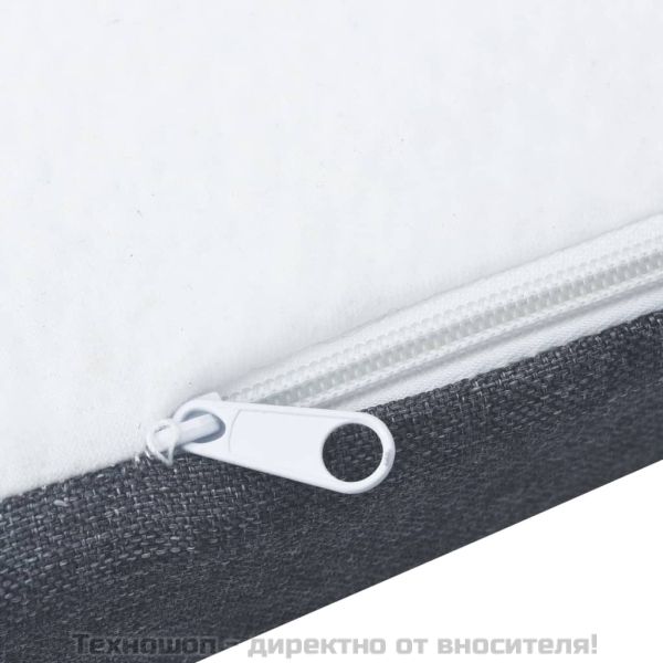 Топ матрак за боксспринг легло 200x160x5 см, със средна мекота