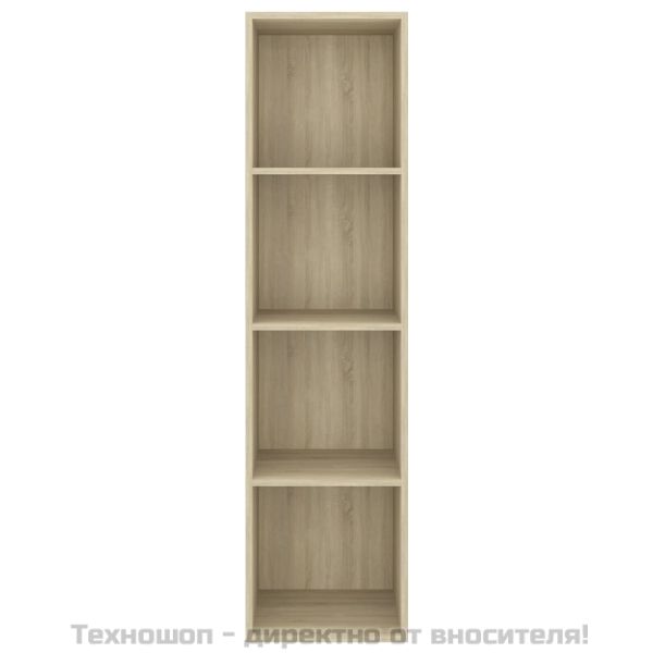 ТВ шкаф за стенен монтаж, дъб сонома, 37x37x142,5 см