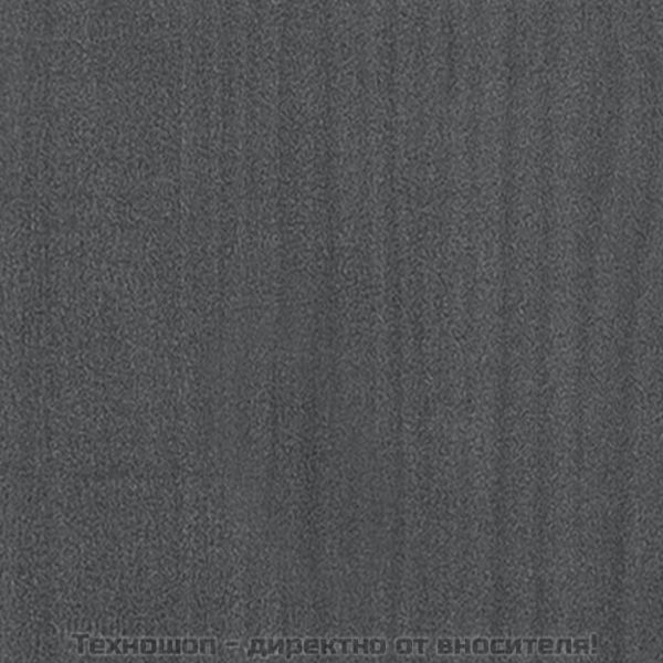 Маса за кафе, сива, 110x50x34 см, борово дърво масив