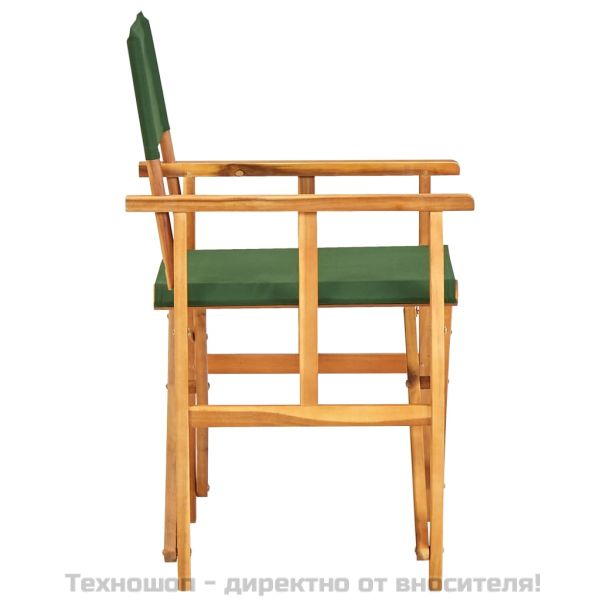 Режисьорски стол, акациево дърво масив, зелен