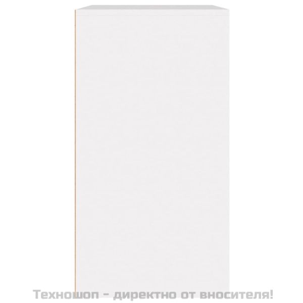 Козметичен шкаф, бял, 80x40x75 см, инженерно дърво