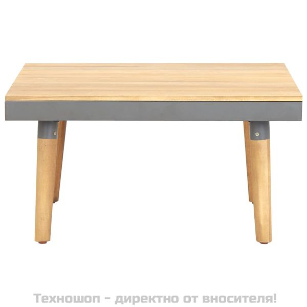 Градинска кафе маса, 60x60x31,5 см, акация масив