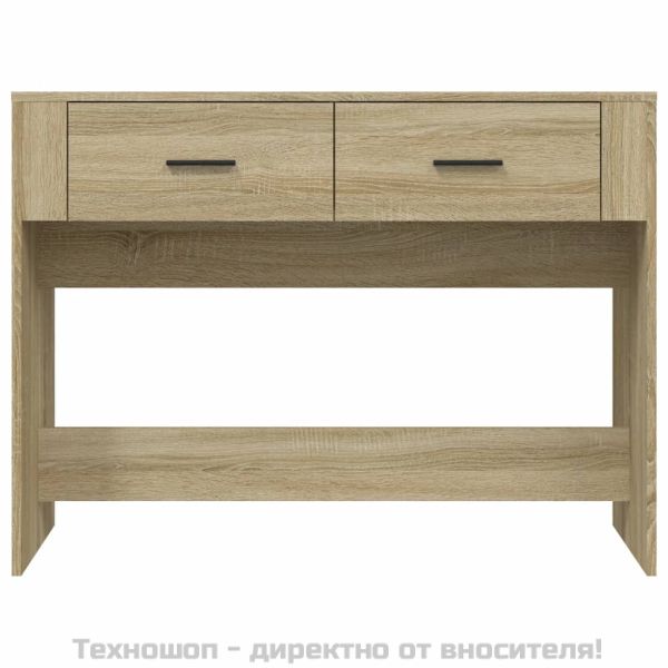 Конзолна маса, дъб сонома, 100x39x75 см, инженерно дърво