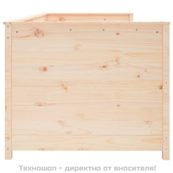 Дневно легло без матрак 75x190 cm масивна дървесина бор