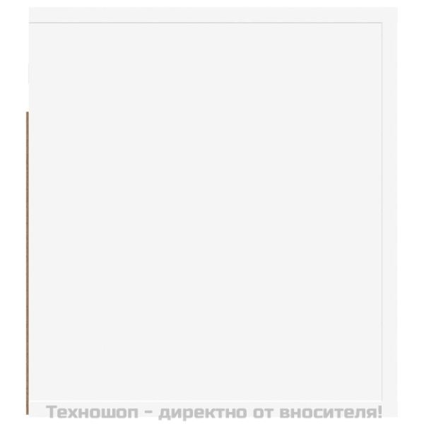 Нощни шкафчета за стенен монтаж, 2 бр, бели, 50x36x40 см