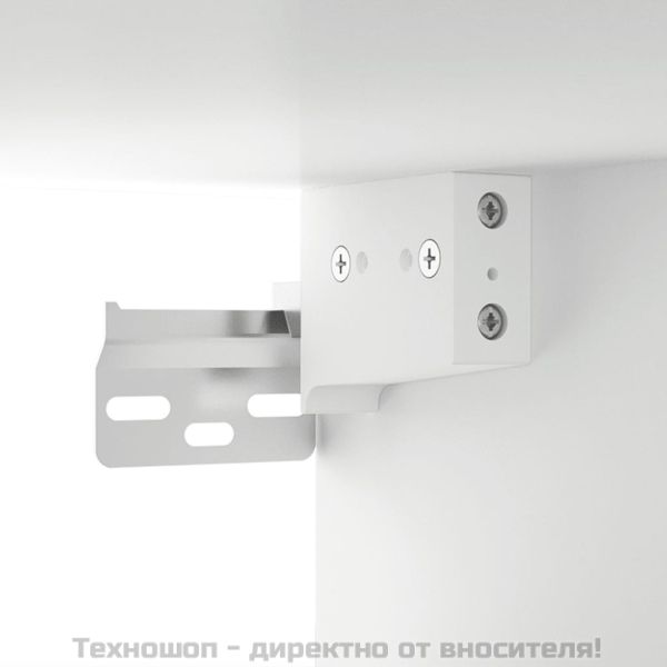 Нощни шкафчета за стенен монтаж, 2 бр, бели, 50x36x40 см