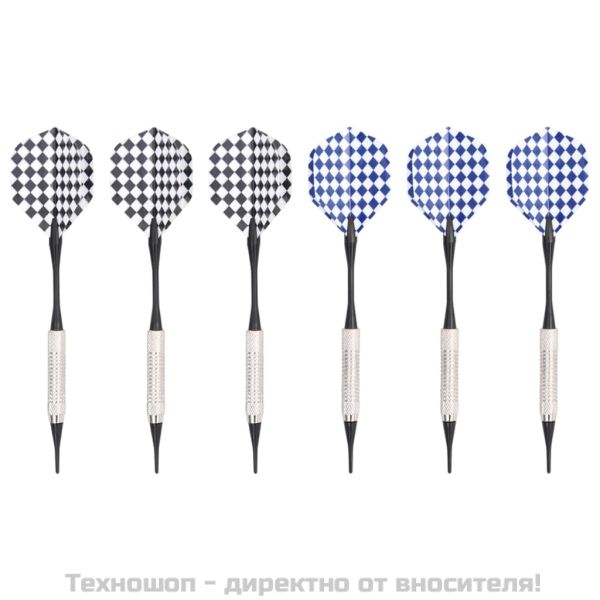 Електрическа дъска за дартс, черна, полипропилен