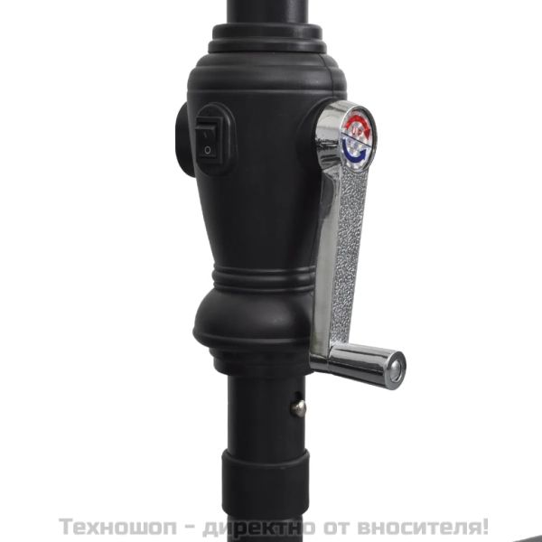 LED конзолен градински чадър 3 м зелен