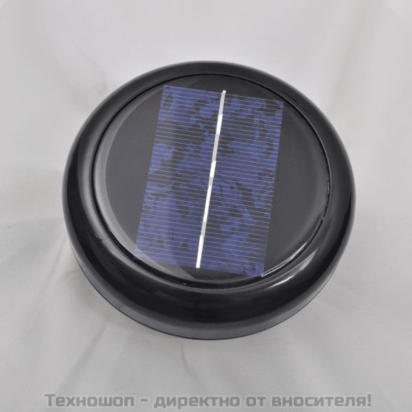 LED конзолен градински чадър 3 м пясъчнобял
