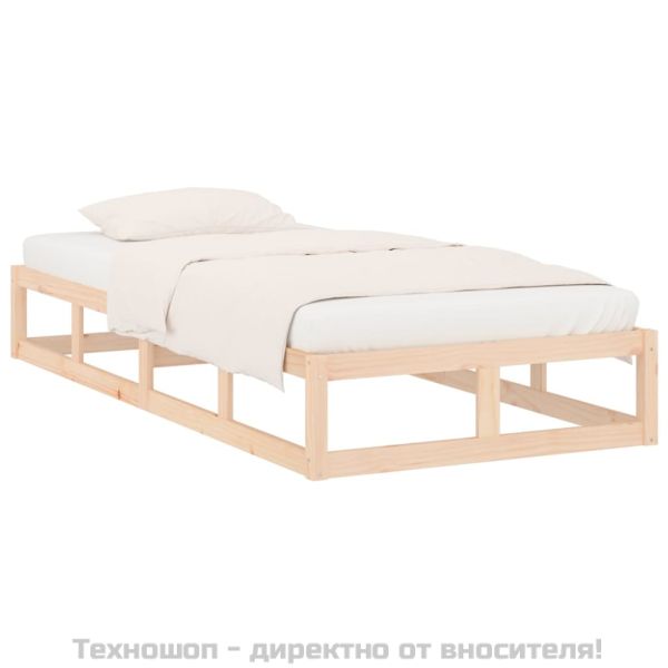 Рамка за легло, 100x200 см, масивно дърво