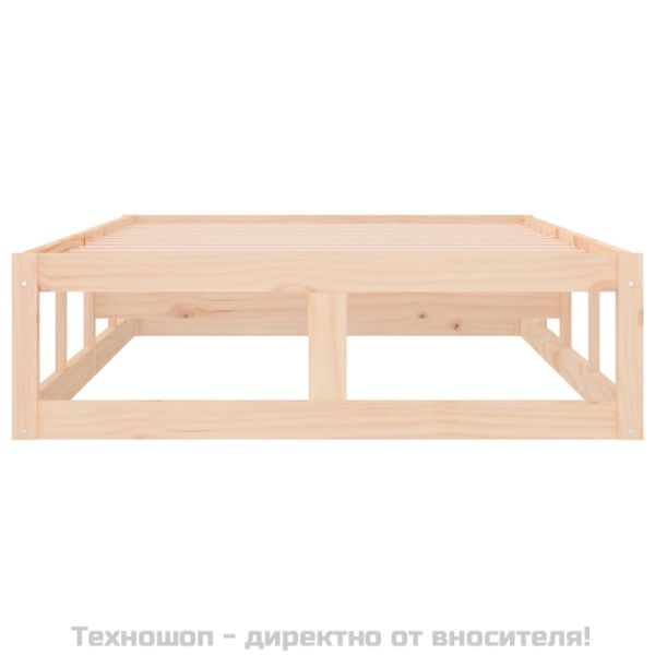 Рамка за легло, 100x200 см, масивно дърво