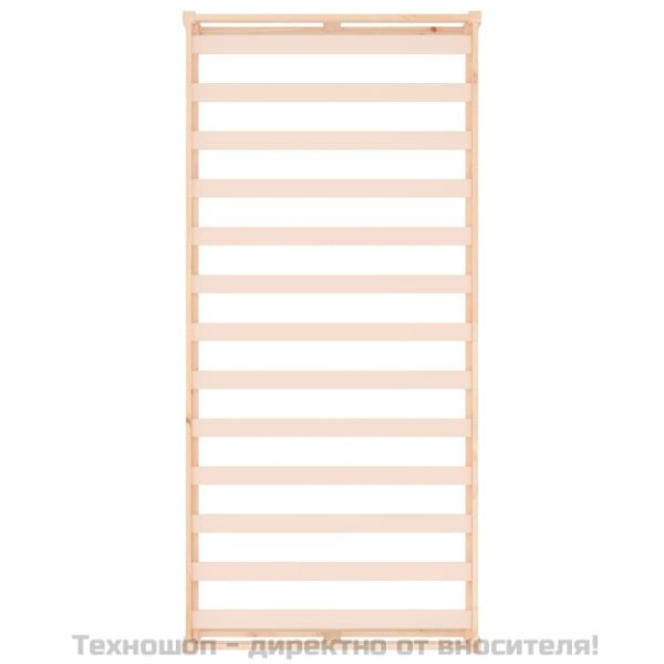 Рамка за легло, 100x200 см, масивно дърво