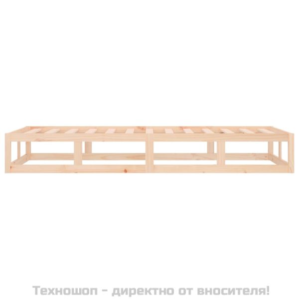 Рамка за легло, 100x200 см, масивно дърво