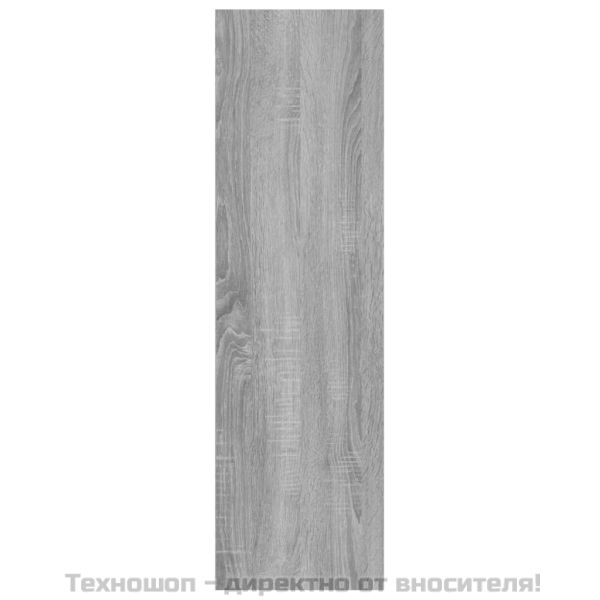 Библиотека/разделител за стая, сив сонома, 100x30x103 см