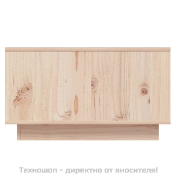 Кафе маса, 55x56x32 см, борово дърво масив