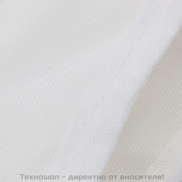 Тента за лодка, 4 дъги, бяла, 243x210x137 см