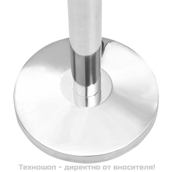 Ограждение с лента/бариера за летище, инокс, сребристо