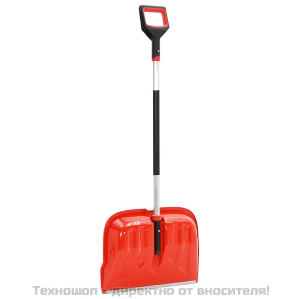 Лопата за сняг, червена, 136 см, алуминий