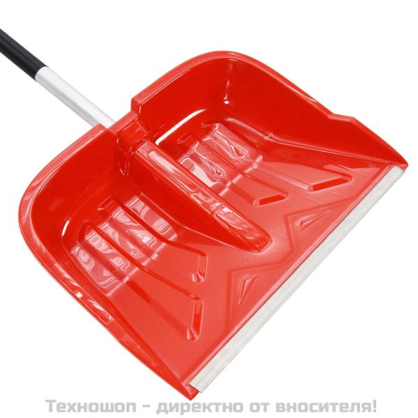 Лопата за сняг, червена, 136 см, алуминий