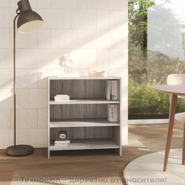 Сайдборд, сив сонома, 70x40,5x75 см, инженерно дърво