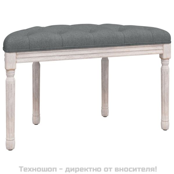 Пейка, тъмносива, 81,5x41x49 см, текстил