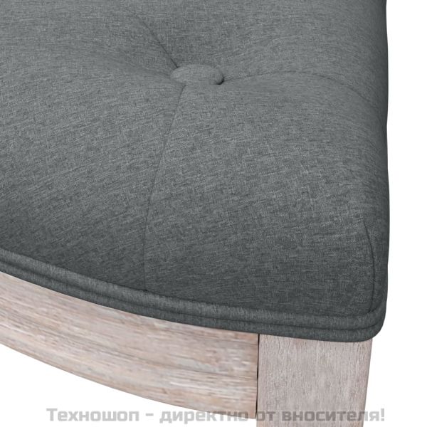 Пейка, тъмносива, 81,5x41x49 см, текстил