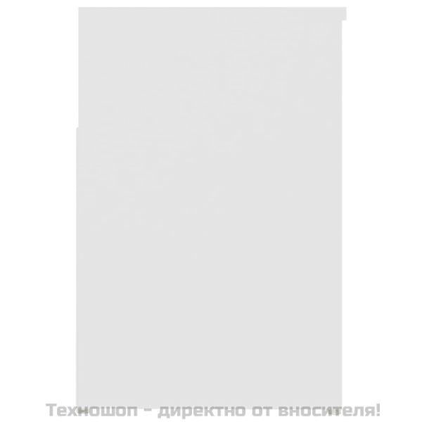 Пейка за обувки, бяла, 80x30x45 см, инженерно дърво