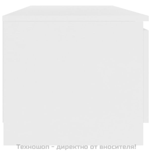 ТВ шкаф, бял, 140x40x35,5 см, ПДЧ