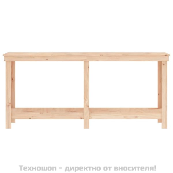 Работна маса 180x50x80 см борово дърво масив