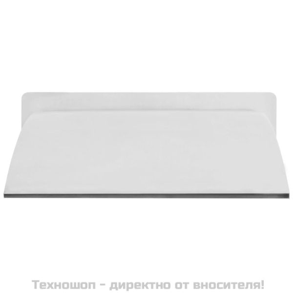 Фонтан за басейн, неръждаема стомана, 30x9x26 см, сребрист