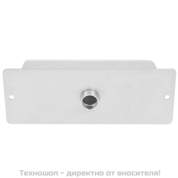 Фонтан за басейн, неръждаема стомана, 30x9x26 см, сребрист