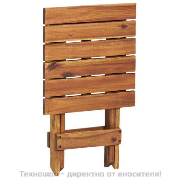 Поставка за саксии, 30x30x38 см, акациево дърво масив