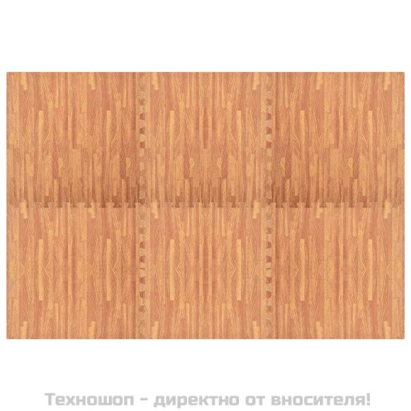 Постелки за под 6 бр дървесни шарки 2,16 м² EVA пяна