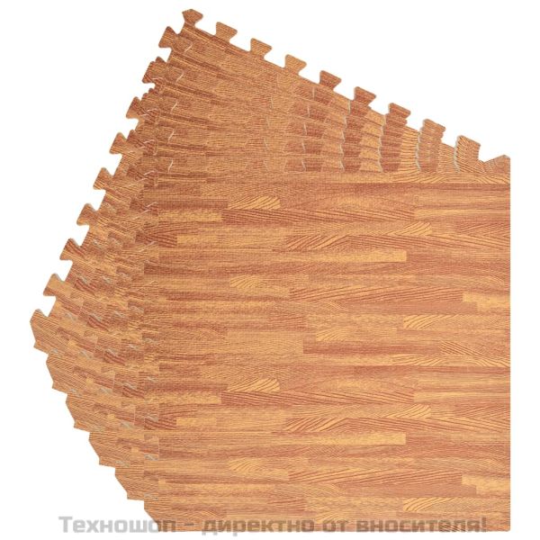 Постелки за под 6 бр дървесни шарки 2,16 м² EVA пяна