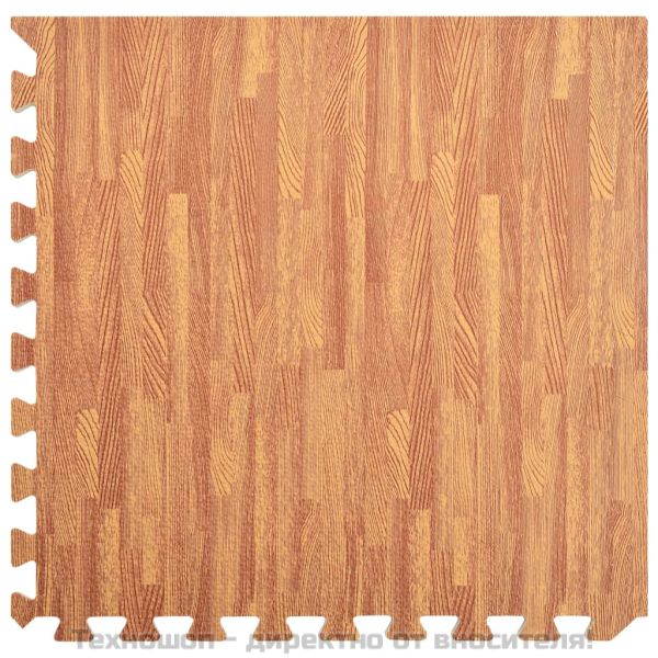 Постелки за под 6 бр дървесни шарки 2,16 м² EVA пяна