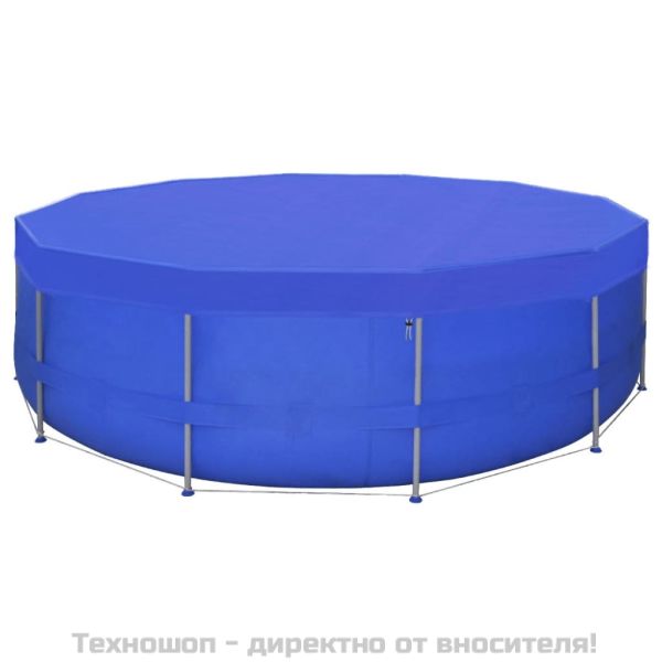 Покривало за басейн от PE, кръгла форма, 540 см, 90 г/м2