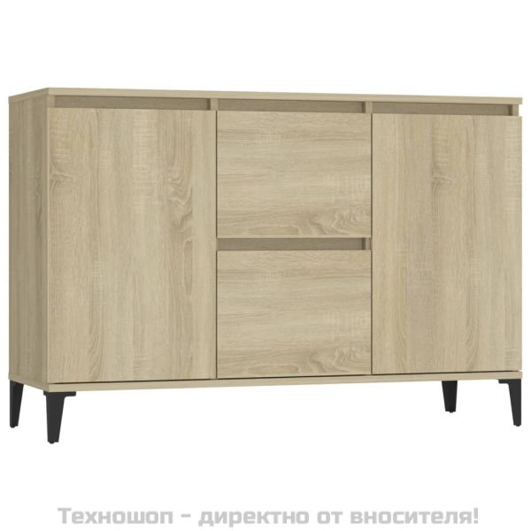 Сайдборд, дъб сонома, 102x35x70 см, инженерно дърво