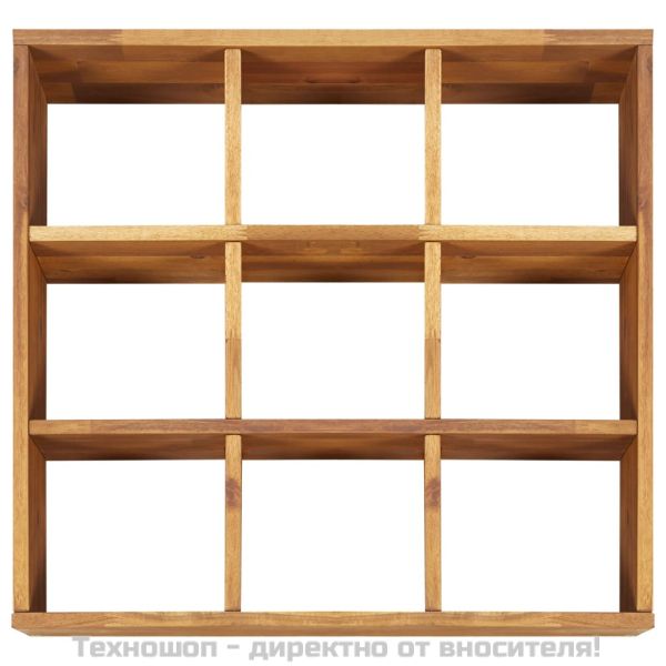 Градинска повдигната леха за билки, акациево дърво, 60x60x15 см