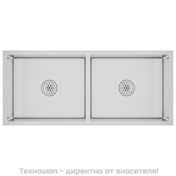 Ръчно изработена кухненска мивка, неръждаема стомана