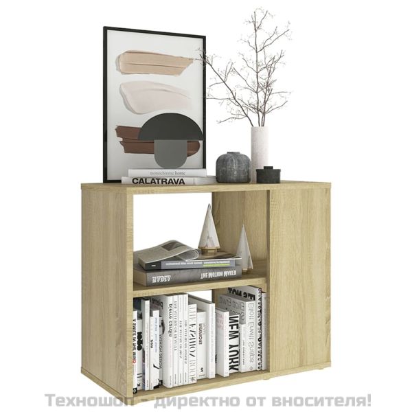 Страничен шкаф, дъб сонома, 60x30x50 см, инженерно дърво