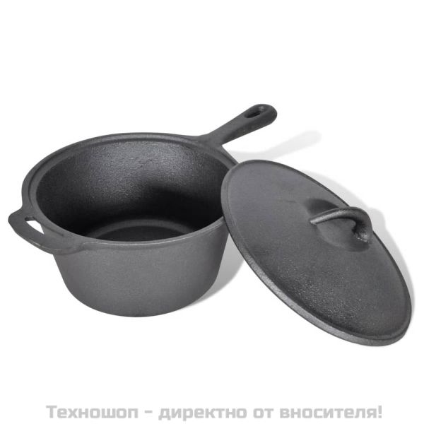 Комплект чугунени съдове – 9 части