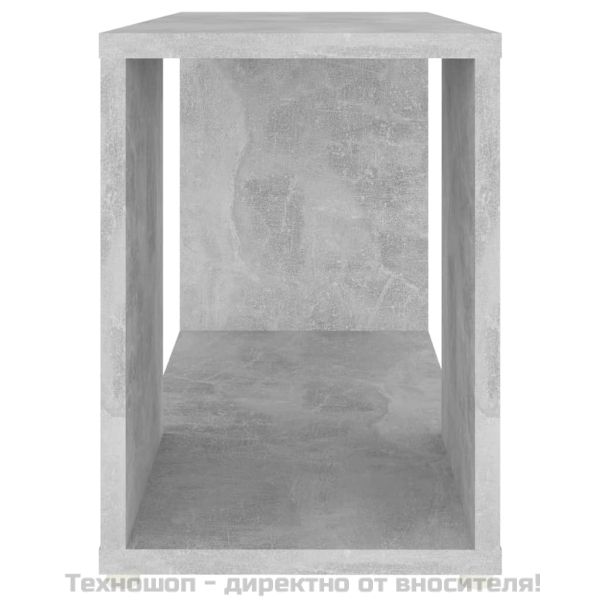 ТВ шкаф, бетонно сив, 60x24x32 см, инженерно дърво