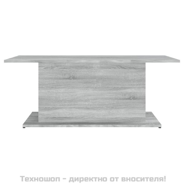 Кафе маса, сив сонома, 102x55,5x40 см, инженерно дърво